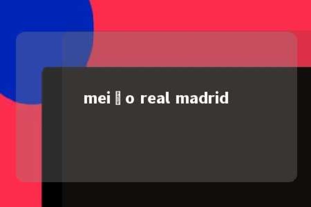 meião real madrid 