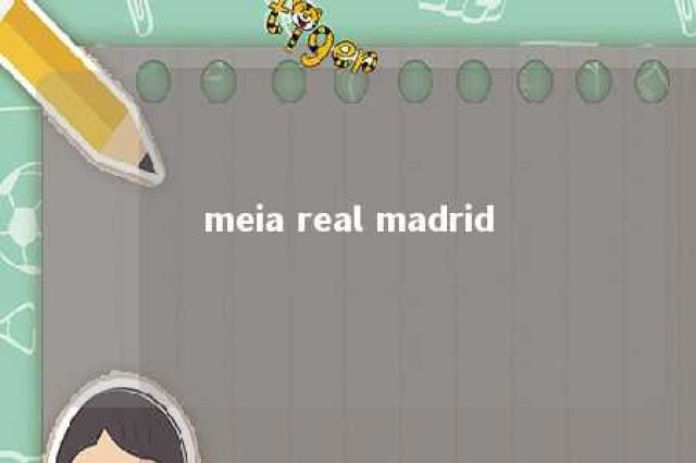 meia real madrid 